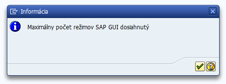 sap gui režim