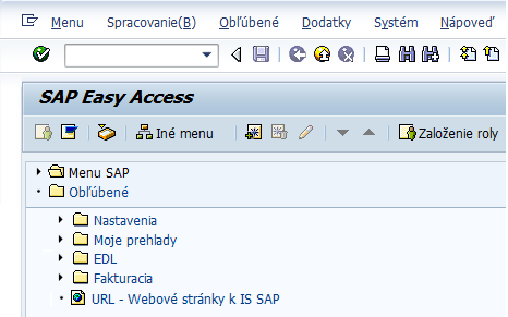 sap menu