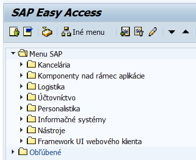 sap menu