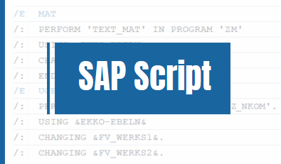 sap script