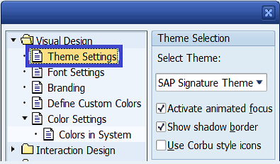 sap theme