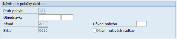 nastav pole