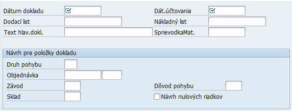 nastav pole