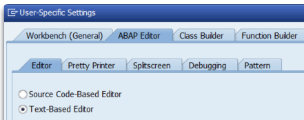 abap editor