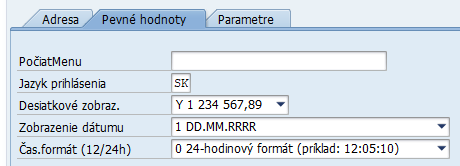 su3 nastavenie format