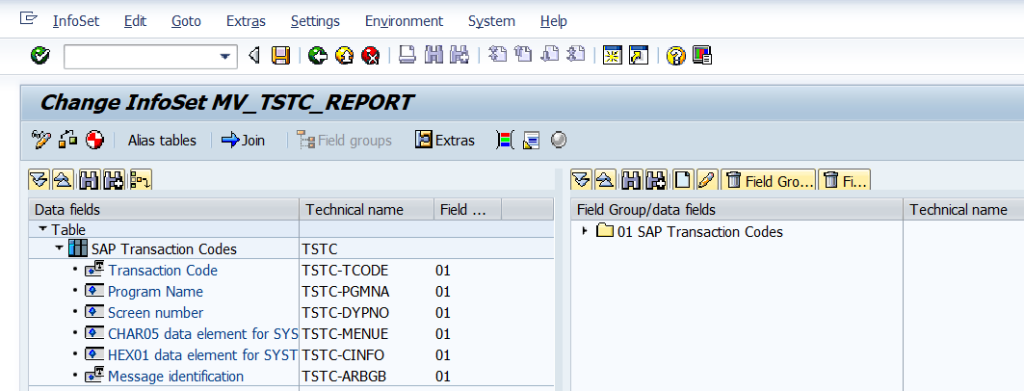 sap query