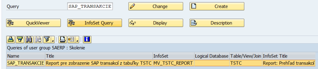 sap query