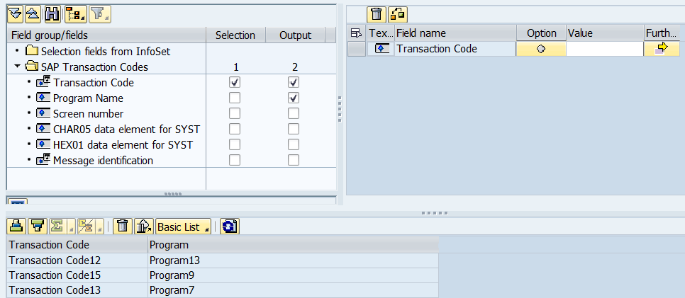 sap query