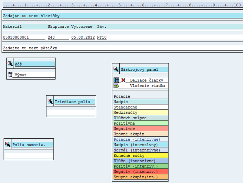 sqvi sap layout