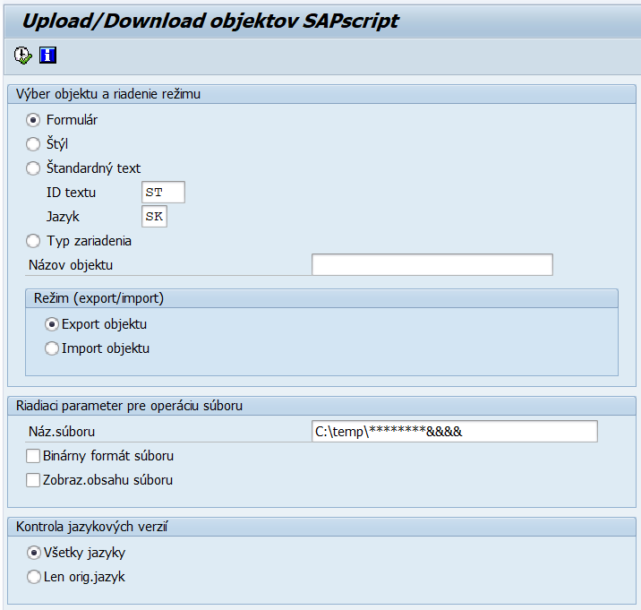 sap script form